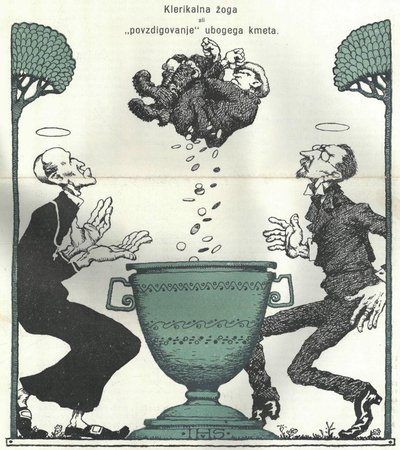 Clerical Ball or Elevation of the Poor Peasant by Hinko Smrekar